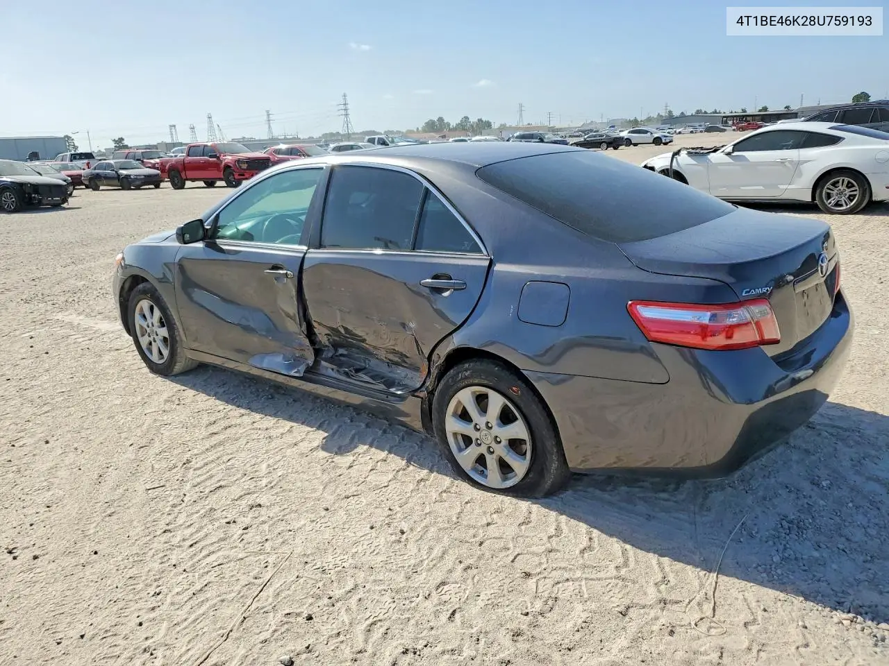 2008 Toyota Camry Le VIN: 4T1BE46K28U759193 Lot: 61384556