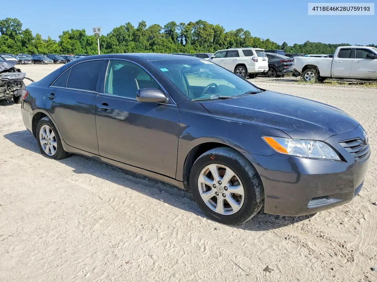 2008 Toyota Camry Le VIN: 4T1BE46K28U759193 Lot: 61384556
