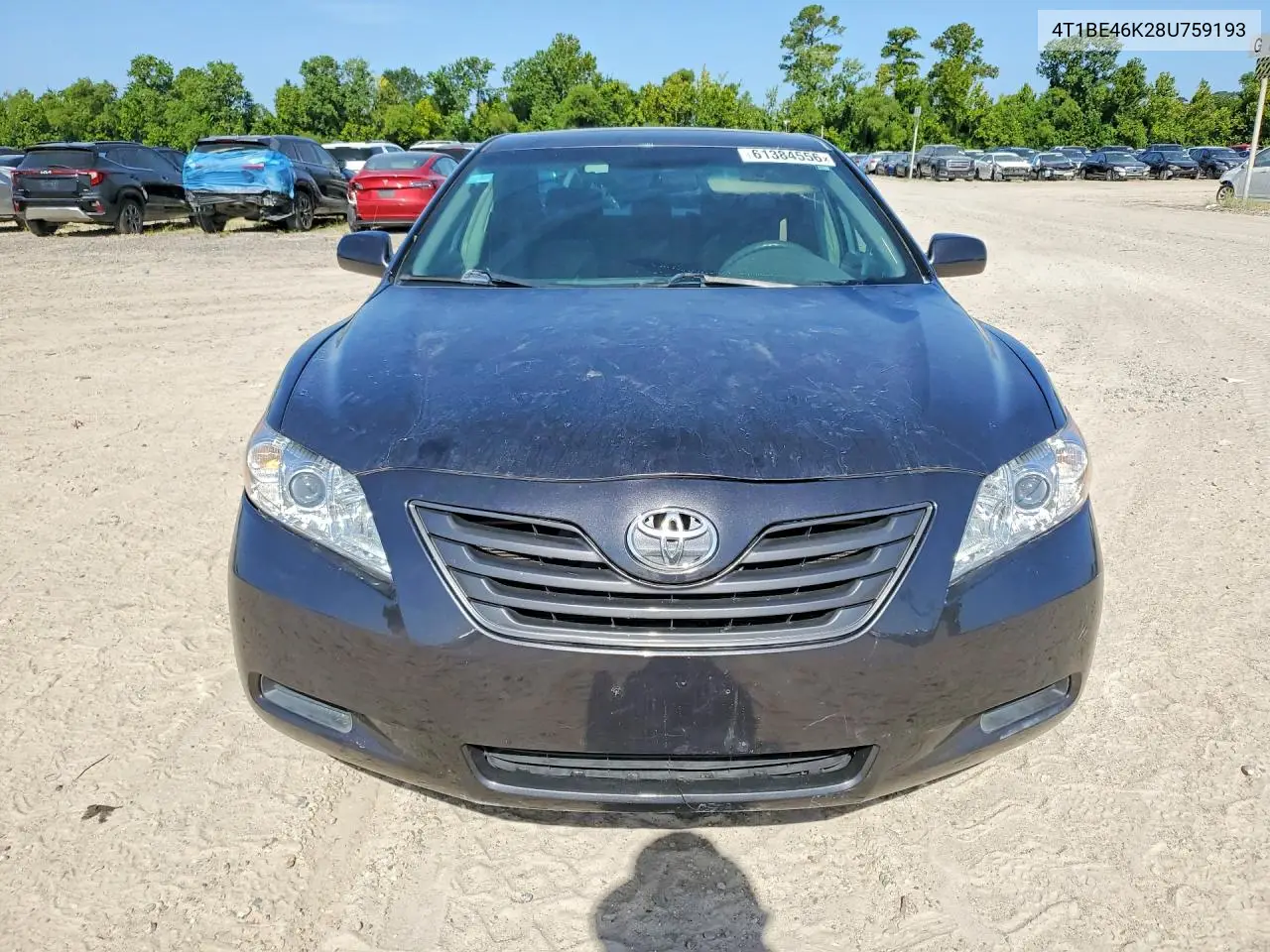 2008 Toyota Camry Le VIN: 4T1BE46K28U759193 Lot: 61384556
