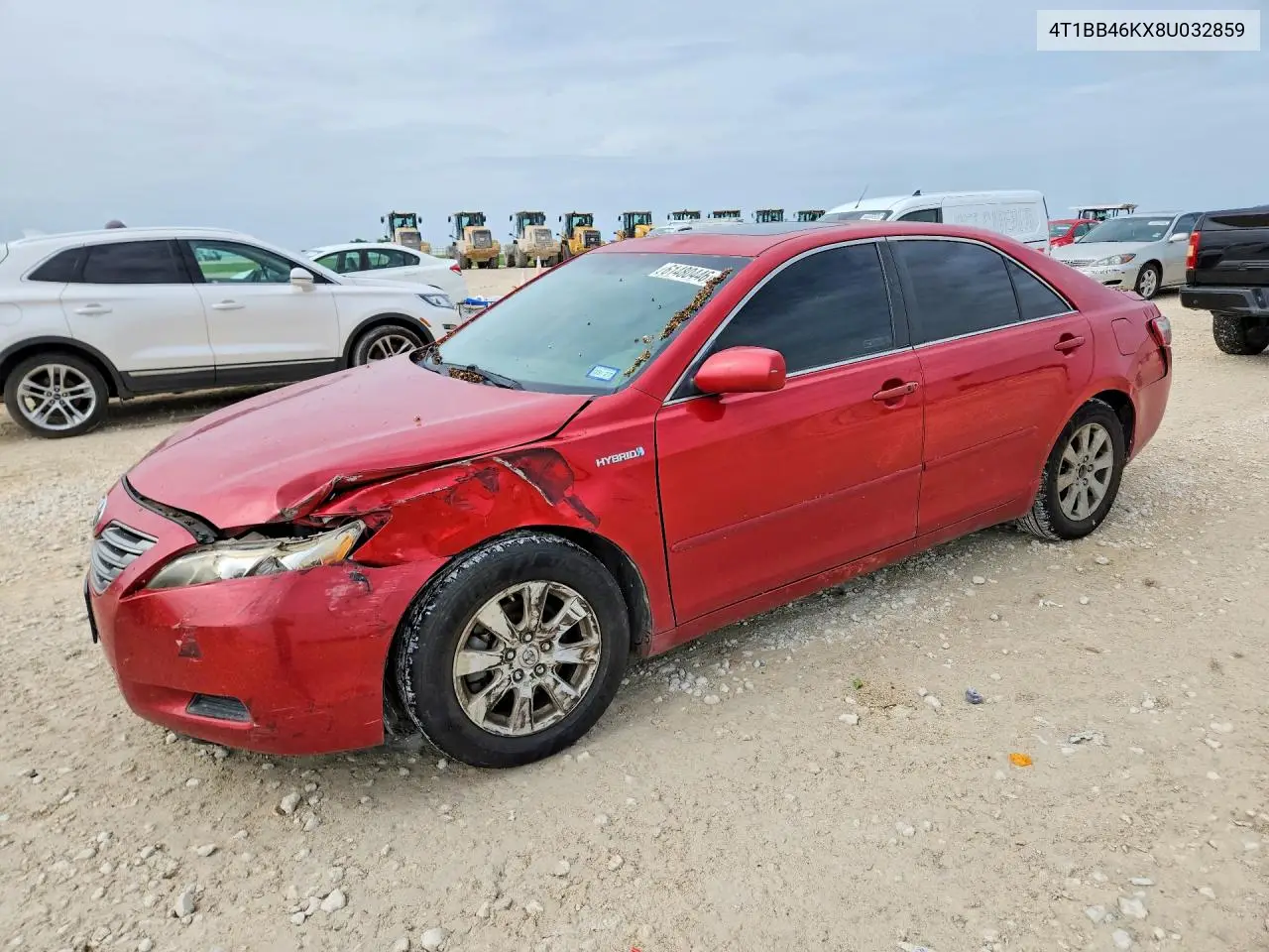 2008 Toyota Camry Hybrid VIN: 4T1BB46KX8U032859 Lot: 61480446