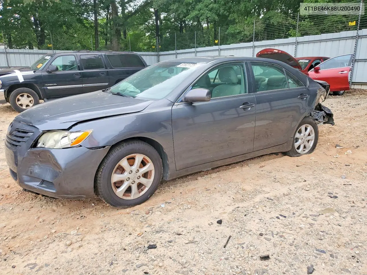 2008 Toyota Camry Le VIN: 4T1BE46K88U200490 Lot: 61621726
