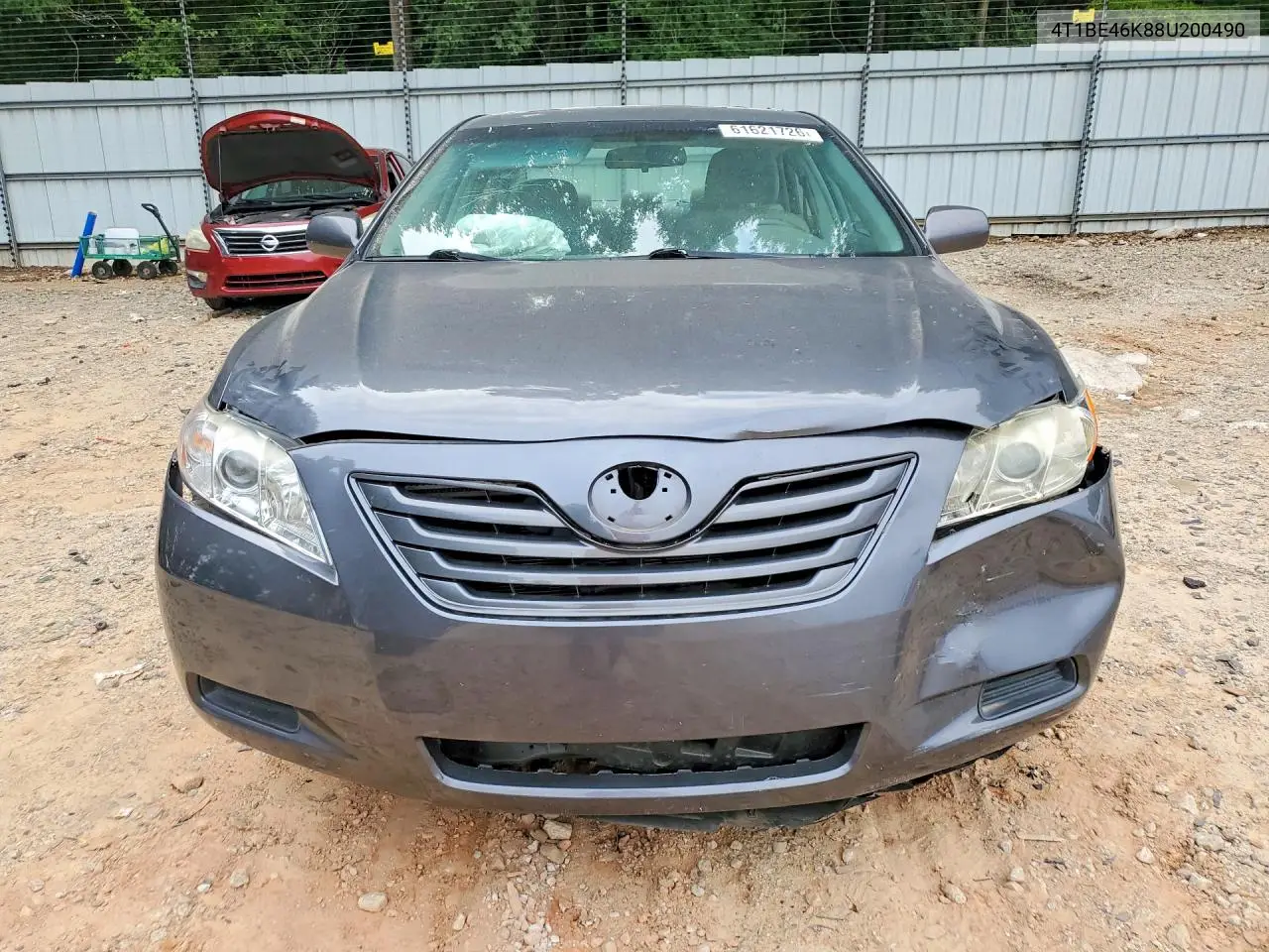 2008 Toyota Camry Le VIN: 4T1BE46K88U200490 Lot: 61621726