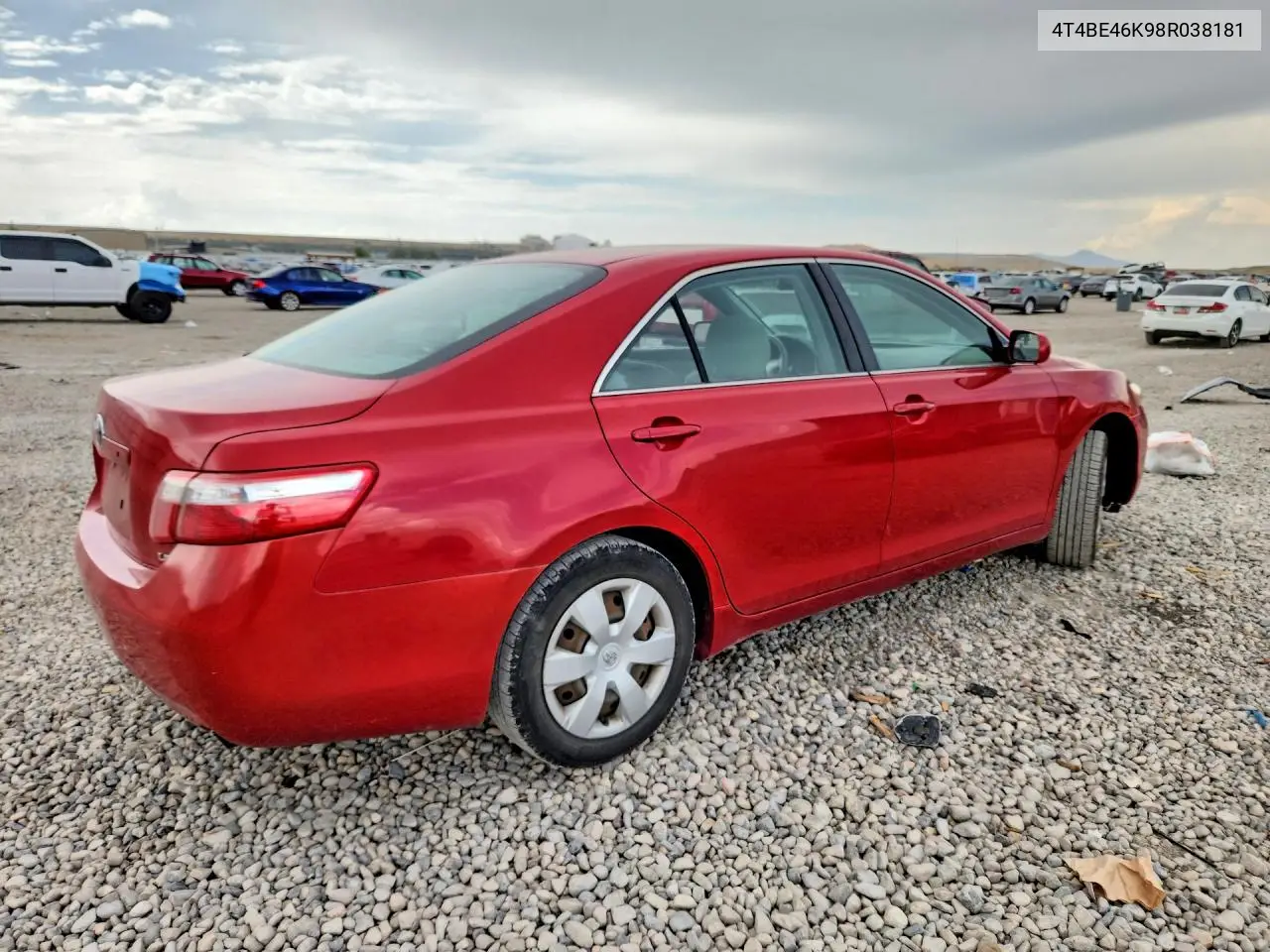 2008 Toyota Camry Le VIN: 4T4BE46K98R038181 Lot: 62282386