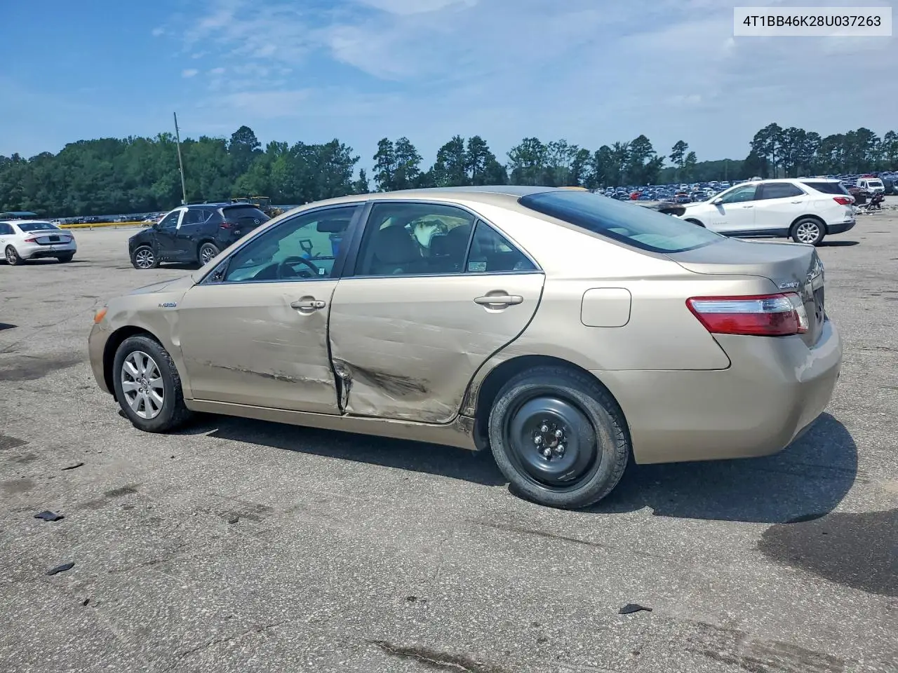 2008 Toyota Camry Hybrid VIN: 4T1BB46K28U037263 Lot: 62287356