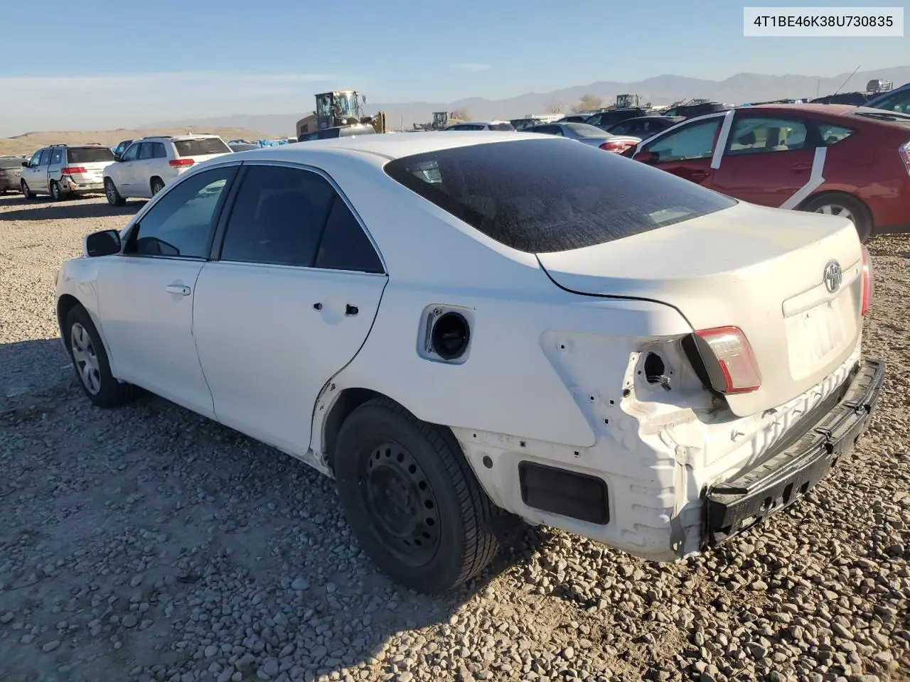 4T1BE46K38U730835 2008 Toyota Camry Ce