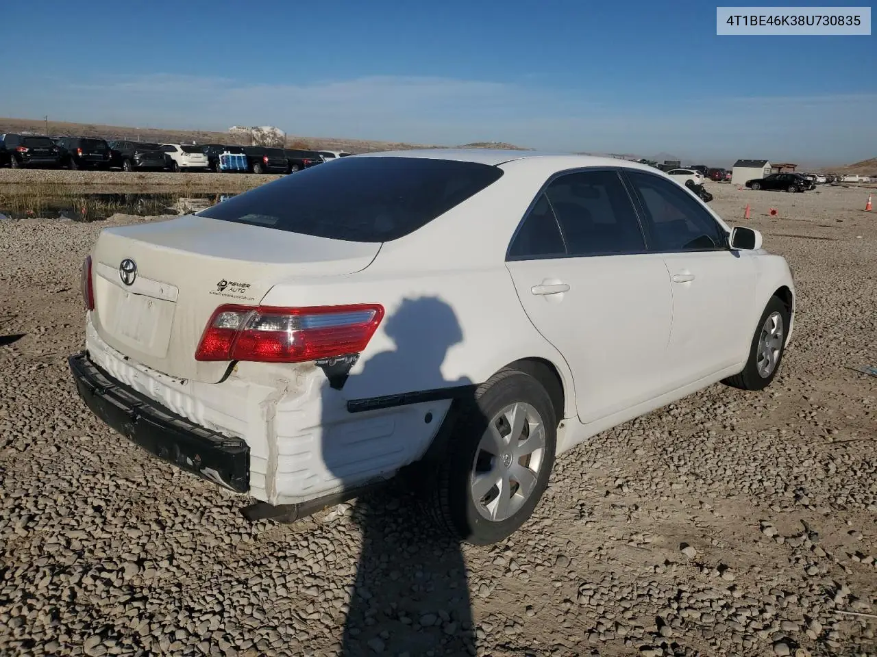 4T1BE46K38U730835 2008 Toyota Camry Ce