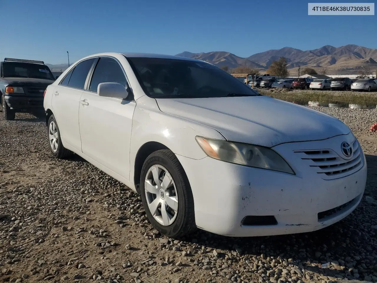 4T1BE46K38U730835 2008 Toyota Camry Ce