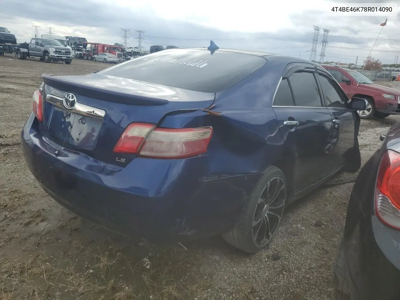 4T4BE46K78R014090 2008 Toyota Camry Ce