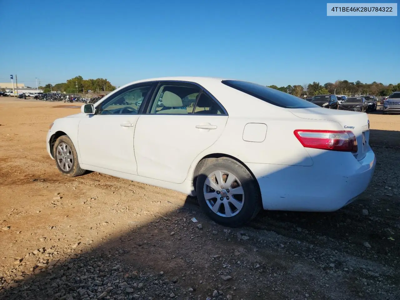 4T1BE46K28U784322 2008 Toyota Camry Ce
