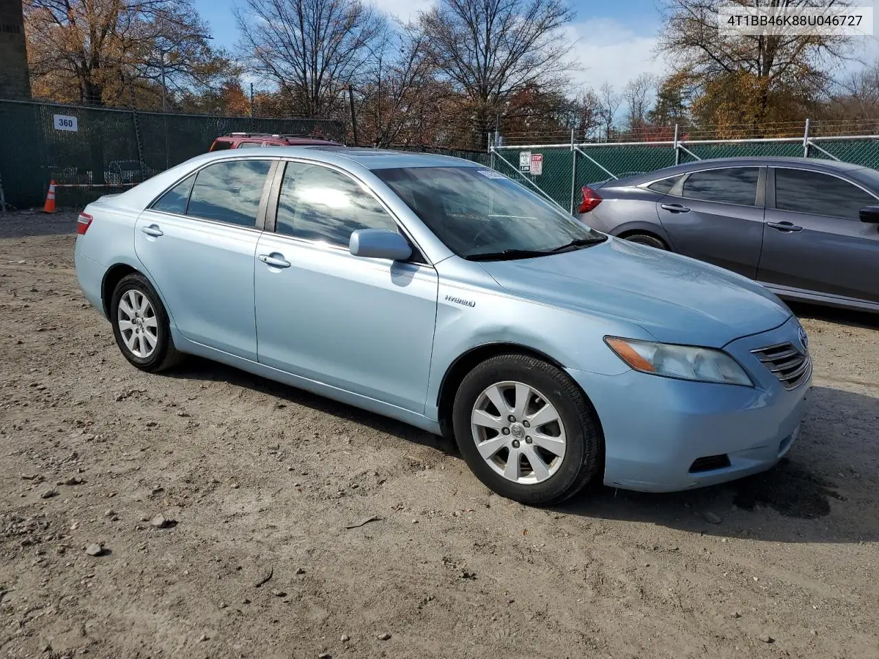 4T1BB46K88U046727 2008 Toyota Camry Hybrid