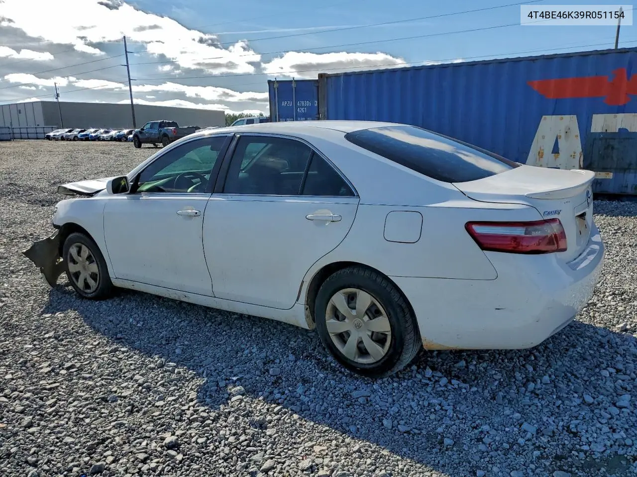 4T4BE46K39R051154 2009 Toyota Camry Base