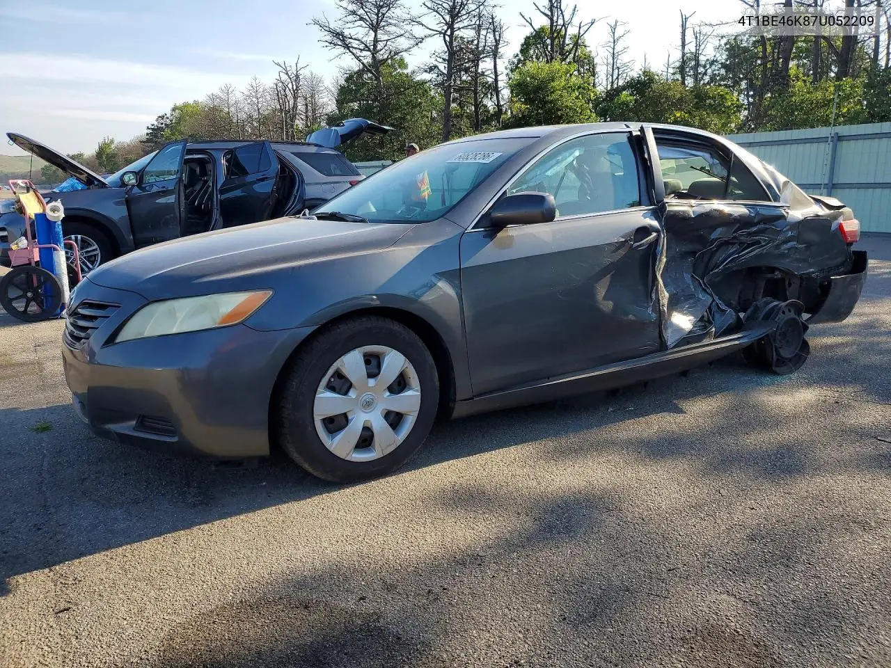 2009 Toyota Camry Le VIN: 4T1BE46K87U052209 Lot: 60828286