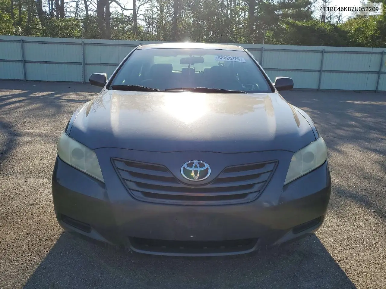 2009 Toyota Camry Le VIN: 4T1BE46K87U052209 Lot: 60828286