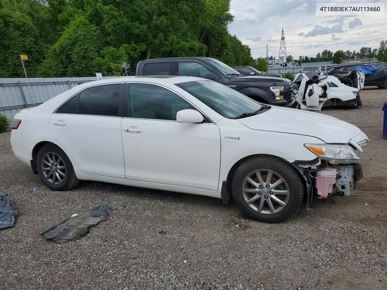 2010 Toyota Camry Hybrid VIN: 4T1BB3EK7AU113660 Lot: 57942056