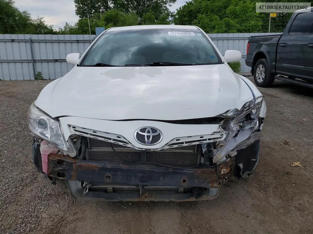 2010 Toyota Camry Hybrid VIN: 4T1BB3EK7AU113660 Lot: 57942056