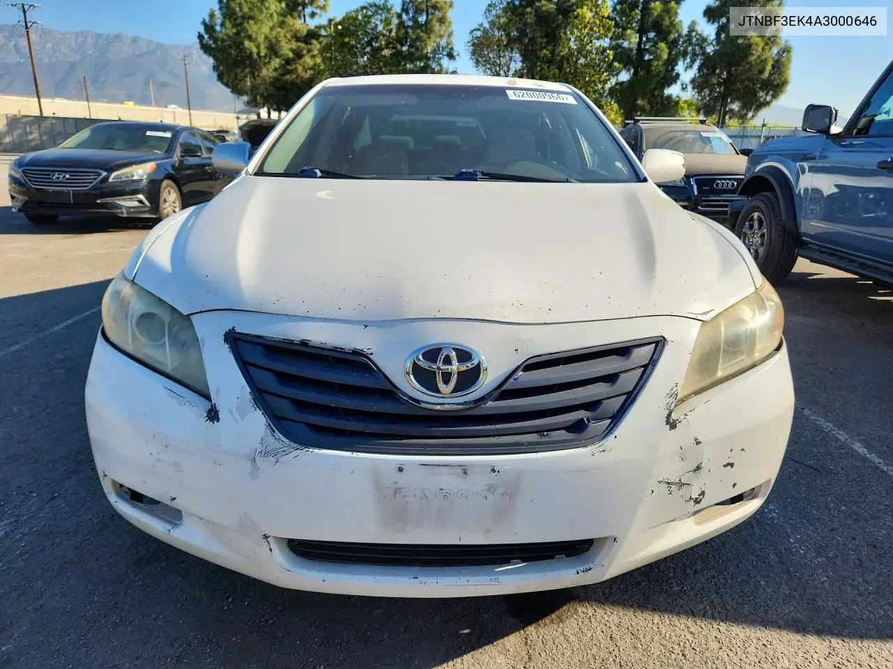 2010 Toyota Camry Le VIN: JTNBF3EK4A3000646 Lot: 62000966