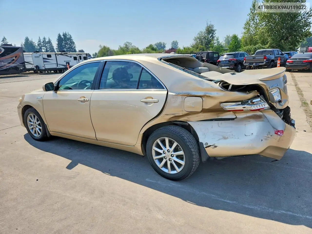 2010 Toyota Camry Hybrid VIN: 4T1BB3EK9AU119072 Lot: 62157616