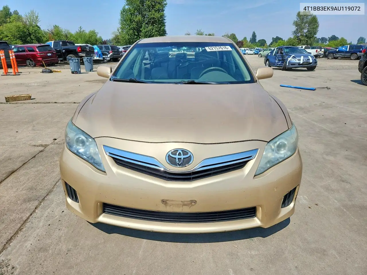 2010 Toyota Camry Hybrid VIN: 4T1BB3EK9AU119072 Lot: 62157616
