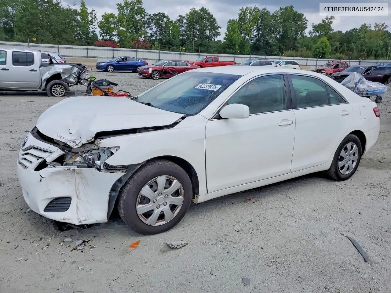 2010 Toyota Camry Le VIN: 4T1BF3EK8AU542424 Lot: 62229876