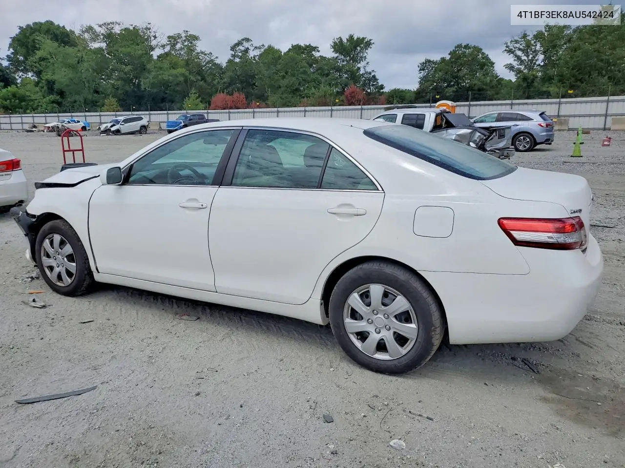 2010 Toyota Camry Le VIN: 4T1BF3EK8AU542424 Lot: 62229876