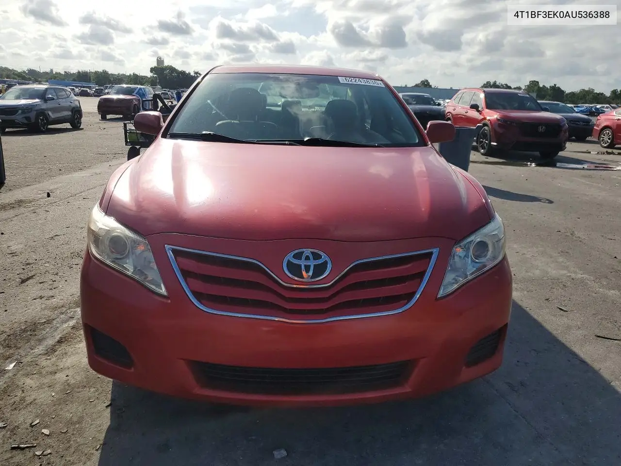 2010 Toyota Camry Le VIN: 4T1BF3EK0AU536388 Lot: 62243836
