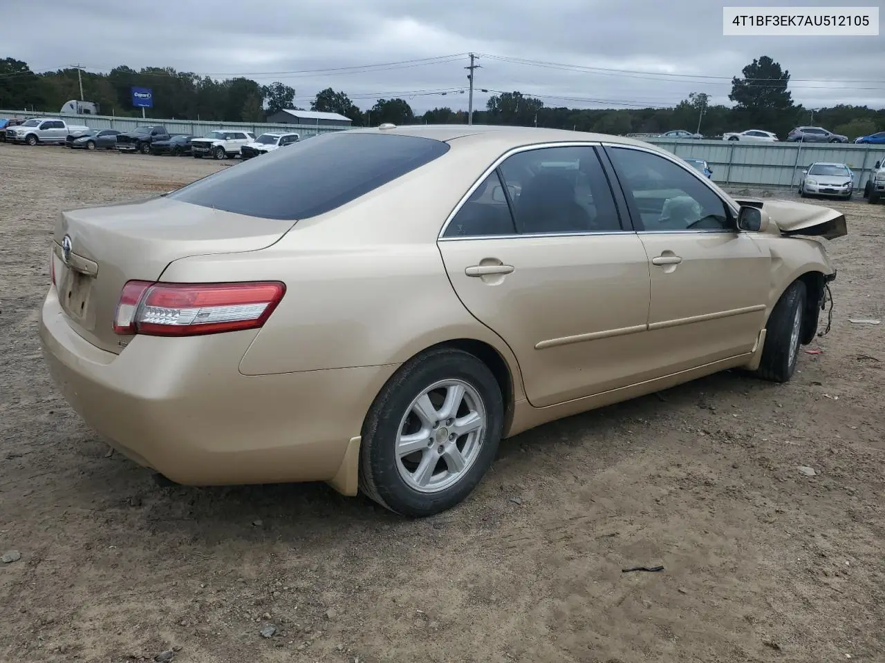4T1BF3EK7AU512105 2010 Toyota Camry