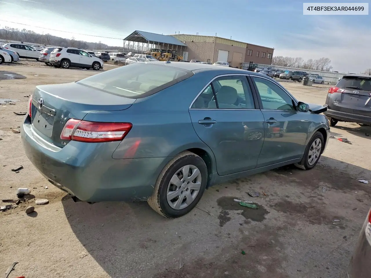 4T4BF3EK3AR044699 2010 Toyota Camry Le