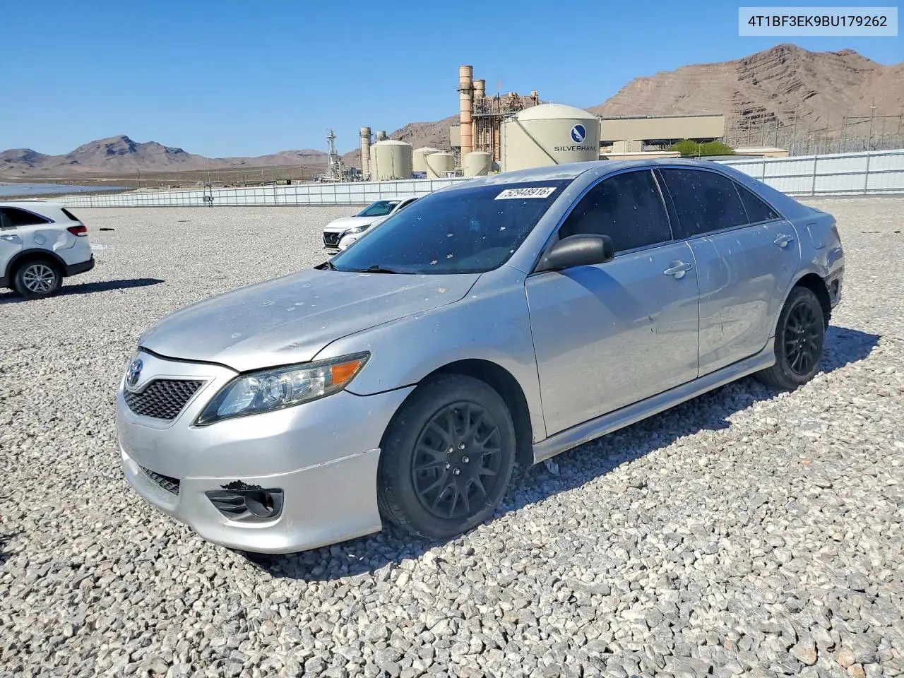 2011 Toyota Camry Se VIN: 4T1BF3EK9BU179262 Lot: 52948916