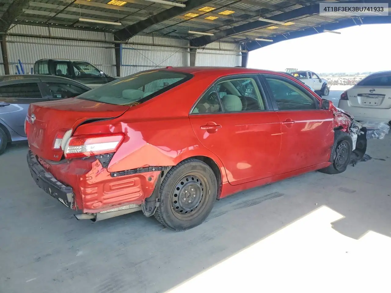 2011 Toyota Camry VIN: 4T1BF3EK3BU741933 Lot: 54157746