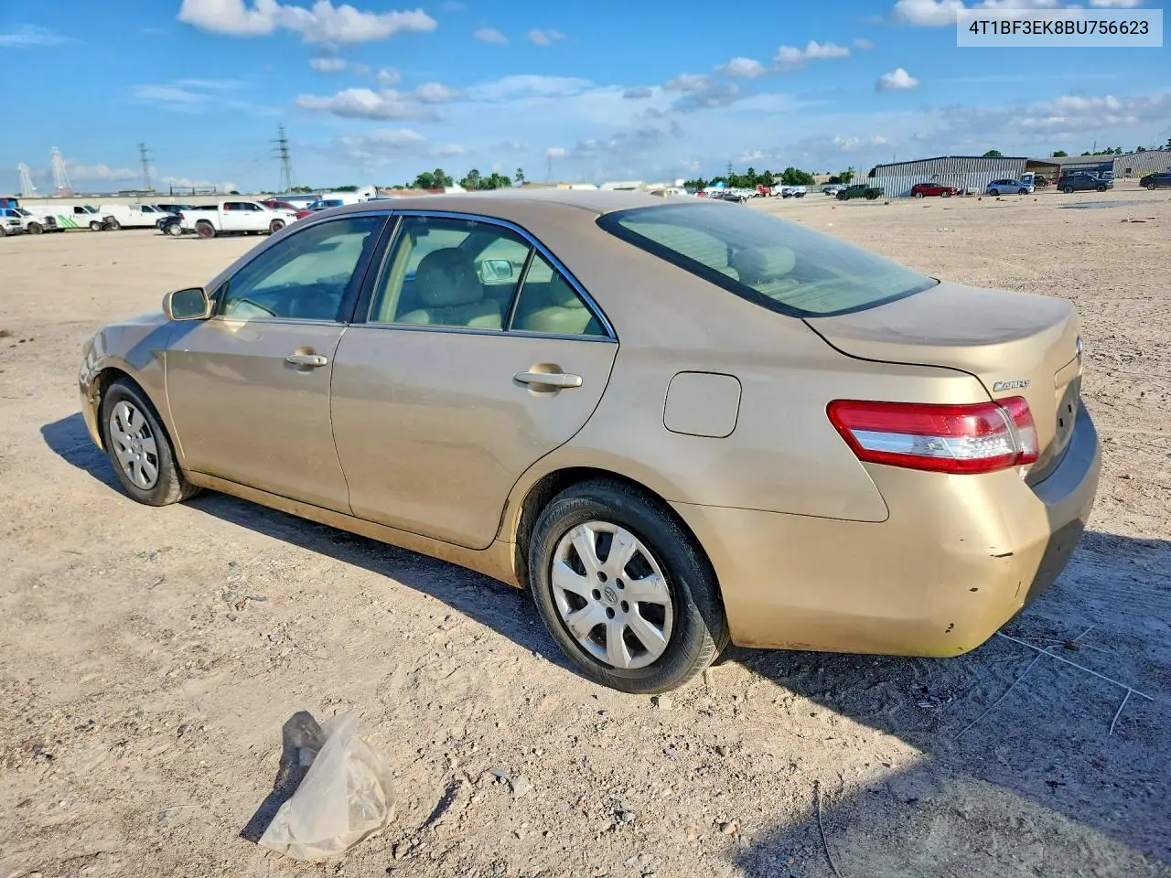 4T1BF3EK8BU756623 2011 Toyota Camry Le