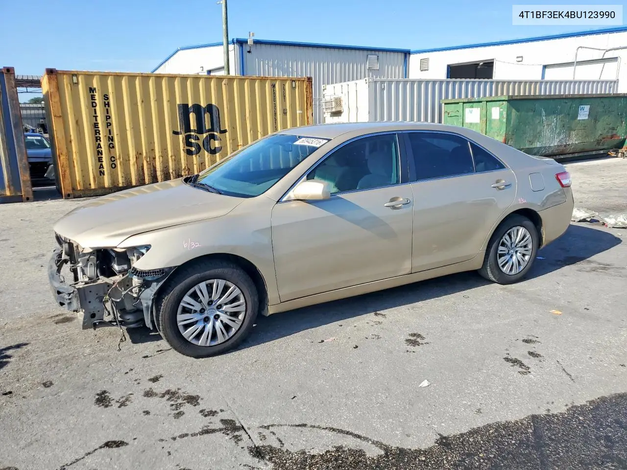 2011 Toyota Camry Le VIN: 4T1BF3EK4BU123990 Lot: 60945316