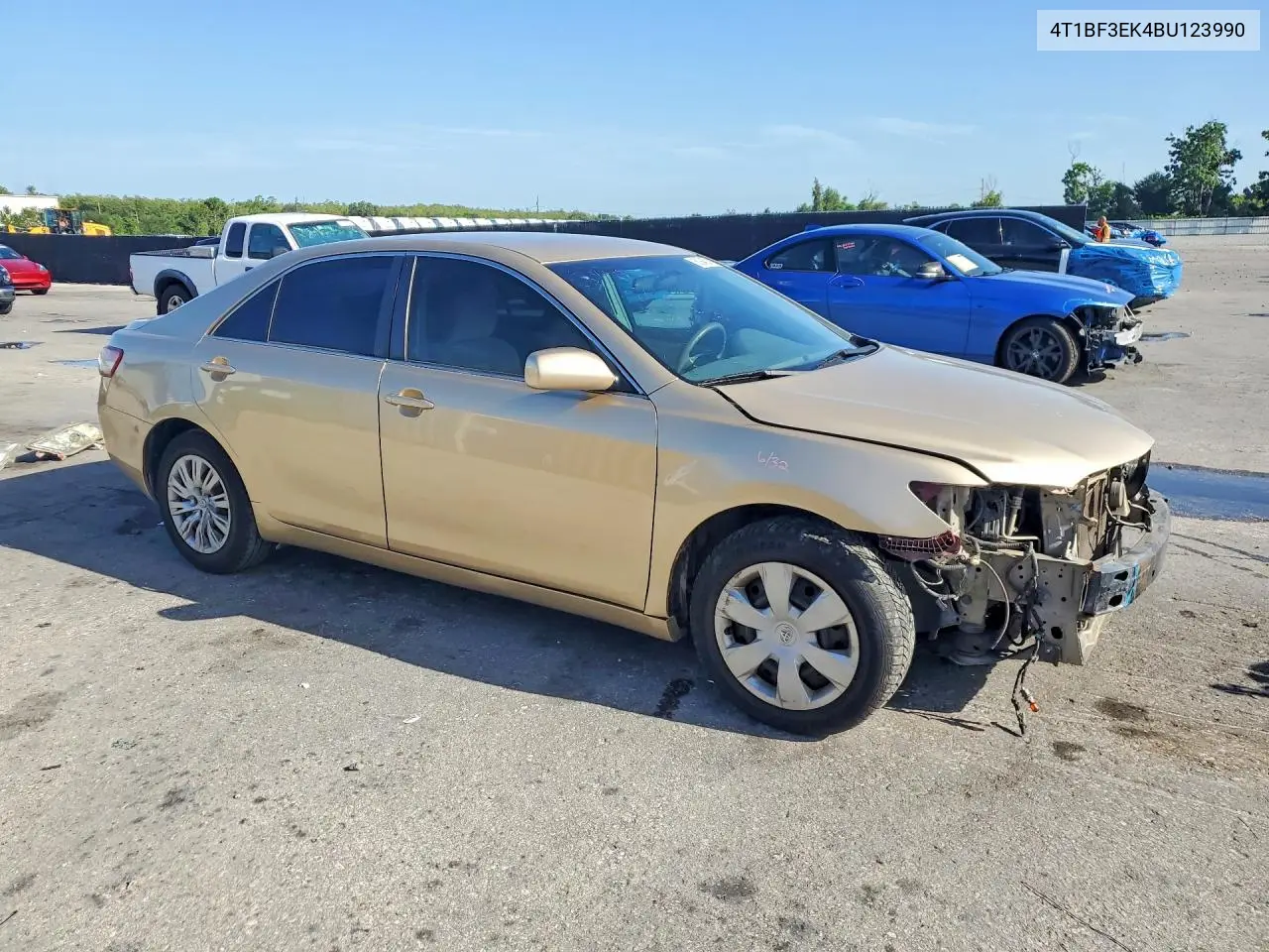 2011 Toyota Camry Le VIN: 4T1BF3EK4BU123990 Lot: 60945316