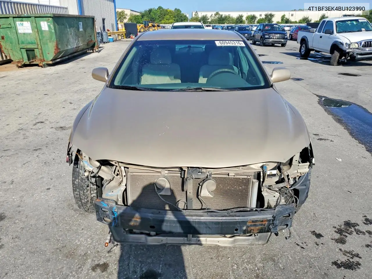 2011 Toyota Camry Le VIN: 4T1BF3EK4BU123990 Lot: 60945316