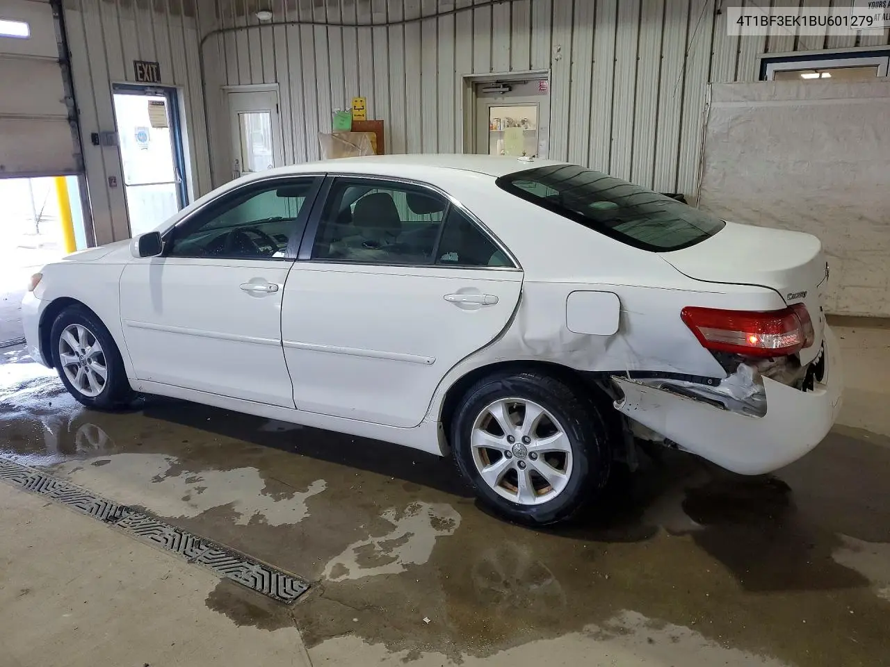 2011 Toyota Camry Le VIN: 4T1BF3EK1BU601279 Lot: 61797156
