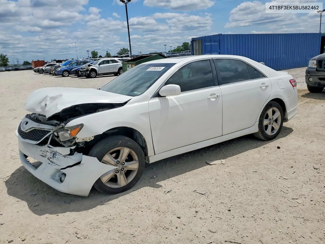 2011 Toyota Camry Se VIN: 4T1BF3EK5BU582462 Lot: 61896526