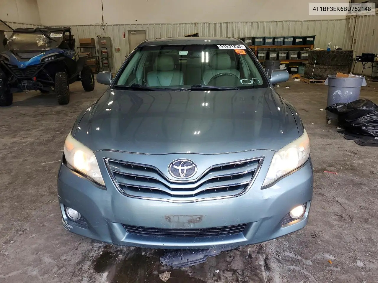 2011 Toyota Camry Xle VIN: 4T1BF3EK6BU752148 Lot: 61931236