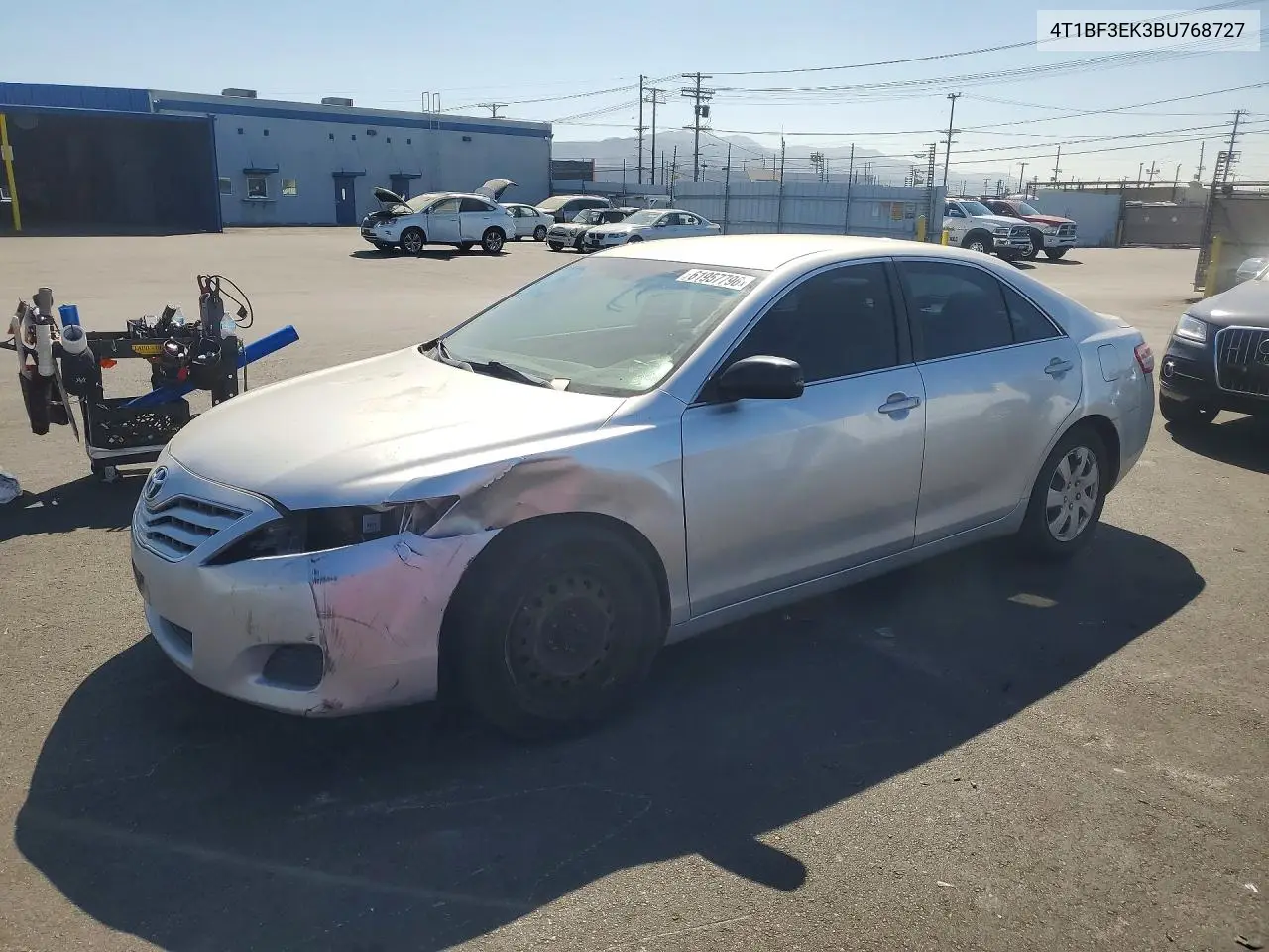 2011 Toyota Camry Le VIN: 4T1BF3EK3BU768727 Lot: 61957796