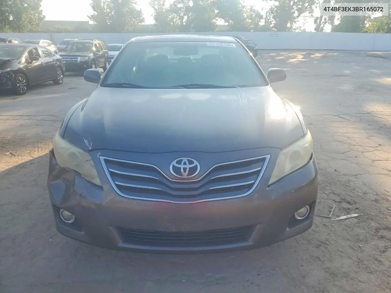 2011 Toyota Camry Xle VIN: 4T4BF3EK3BR165072 Lot: 62128756