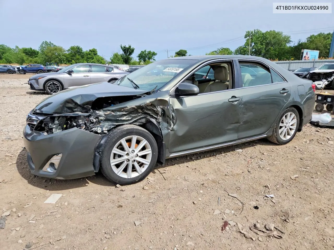 2012 Toyota Camry VIN: 4T1BD1FKXCU024990 Lot: 54858166