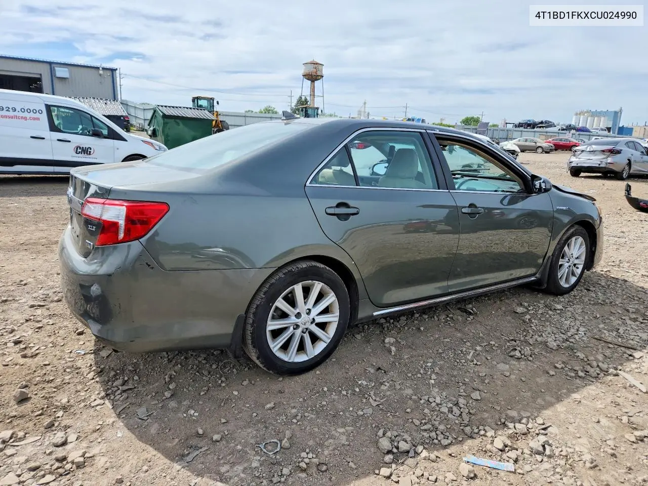 2012 Toyota Camry VIN: 4T1BD1FKXCU024990 Lot: 54858166