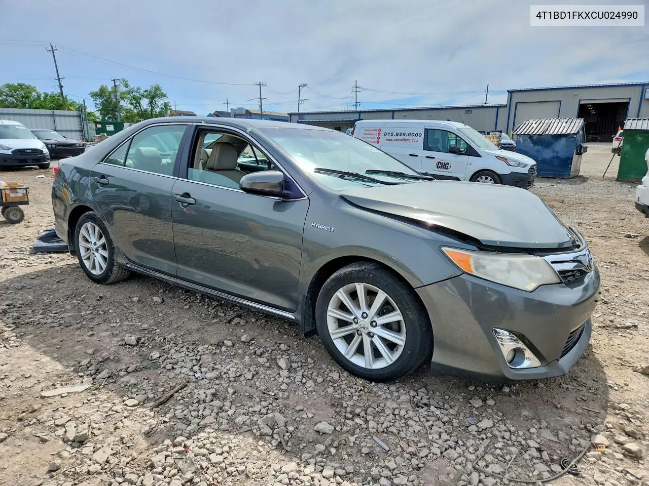 2012 Toyota Camry VIN: 4T1BD1FKXCU024990 Lot: 54858166