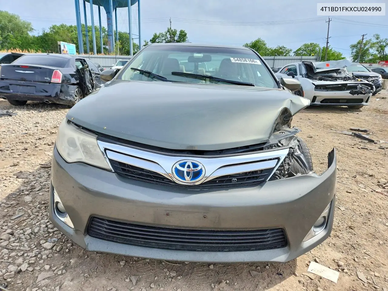 2012 Toyota Camry VIN: 4T1BD1FKXCU024990 Lot: 54858166