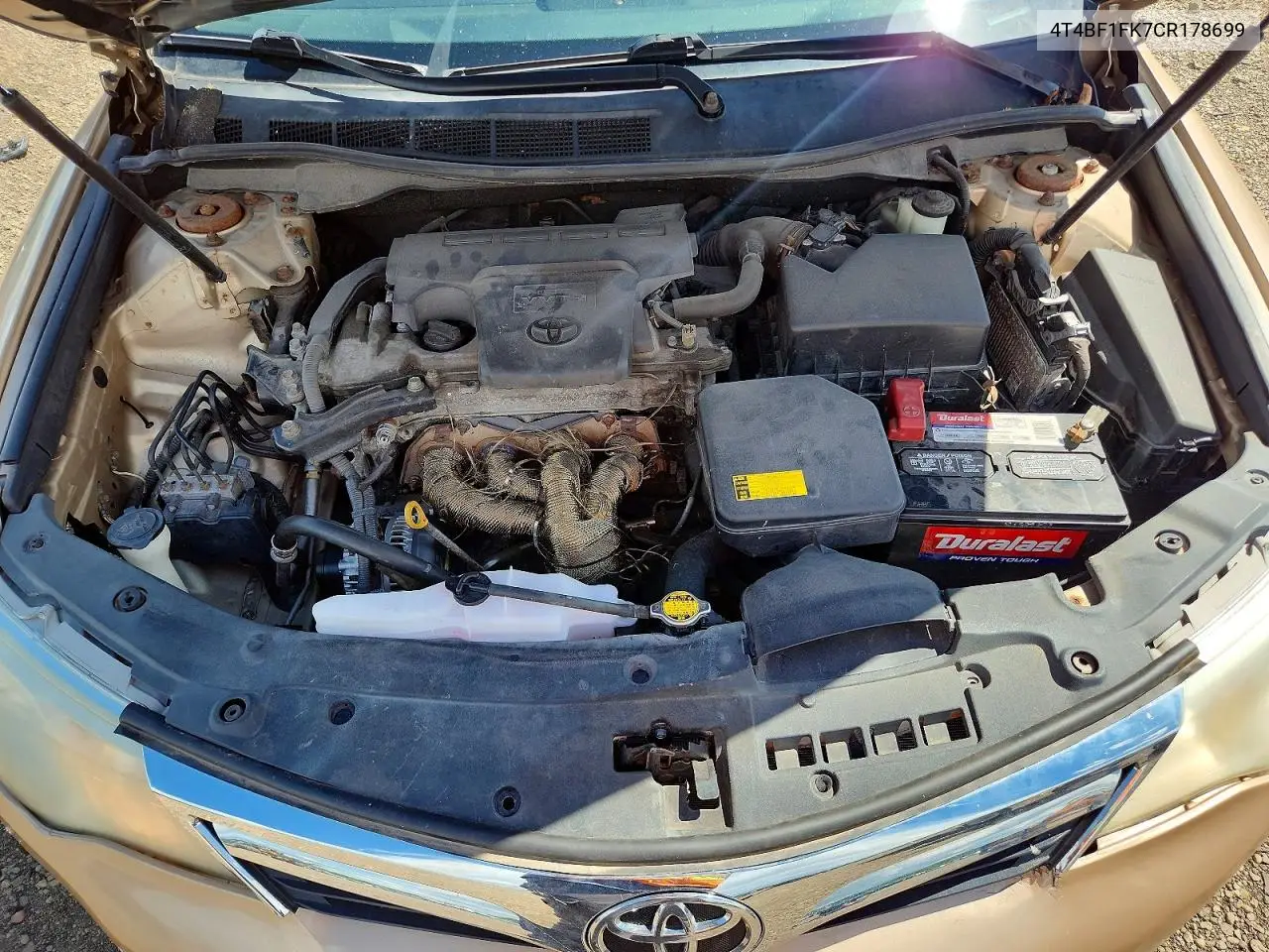2012 Toyota Camry Le VIN: 4T4BF1FK7CR178699 Lot: 57528846