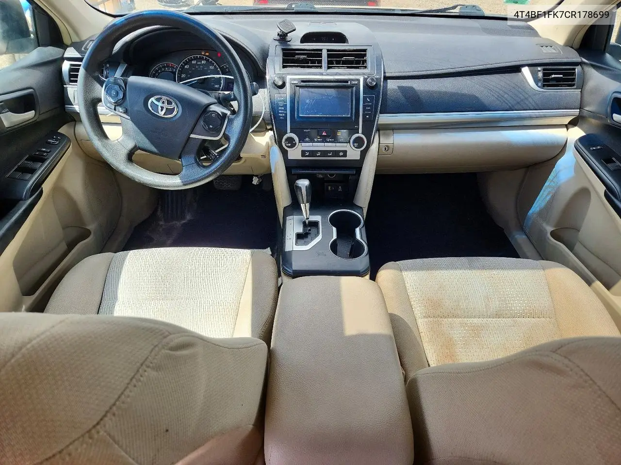 2012 Toyota Camry Le VIN: 4T4BF1FK7CR178699 Lot: 57528846