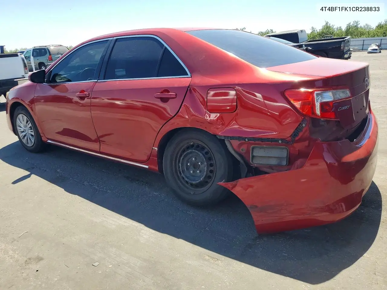 4T4BF1FK1CR238833 2012 Toyota Camry Le