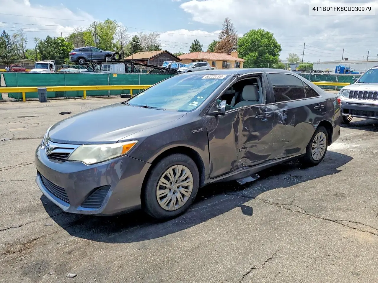 2012 Toyota Camry Hybrid Le VIN: 4T1BD1FK8CU030979 Lot: 58275186