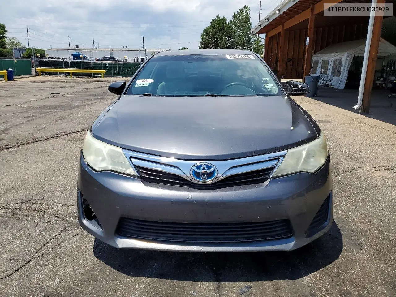 2012 Toyota Camry Hybrid Le VIN: 4T1BD1FK8CU030979 Lot: 58275186