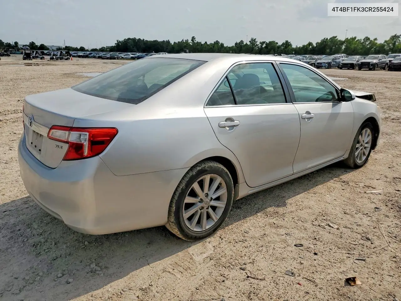 2012 Toyota Camry Xle VIN: 4T4BF1FK3CR255424 Lot: 58573666
