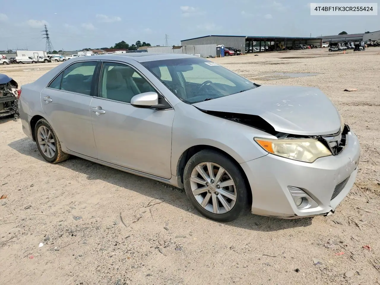 2012 Toyota Camry Xle VIN: 4T4BF1FK3CR255424 Lot: 58573666