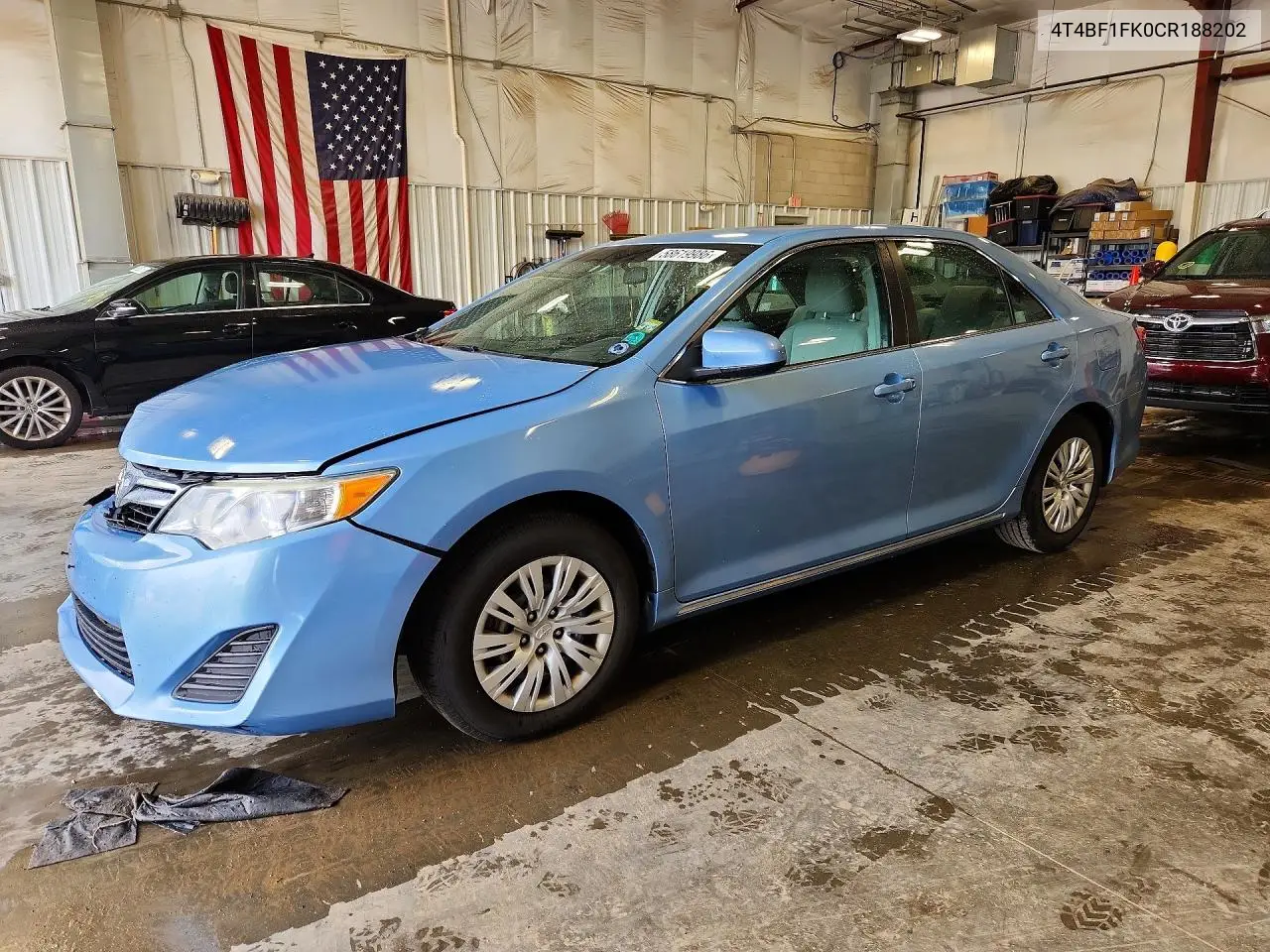 2012 Toyota Camry Le VIN: 4T4BF1FK0CR188202 Lot: 58619986